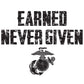 USA Earned Never Given Coyote Tee