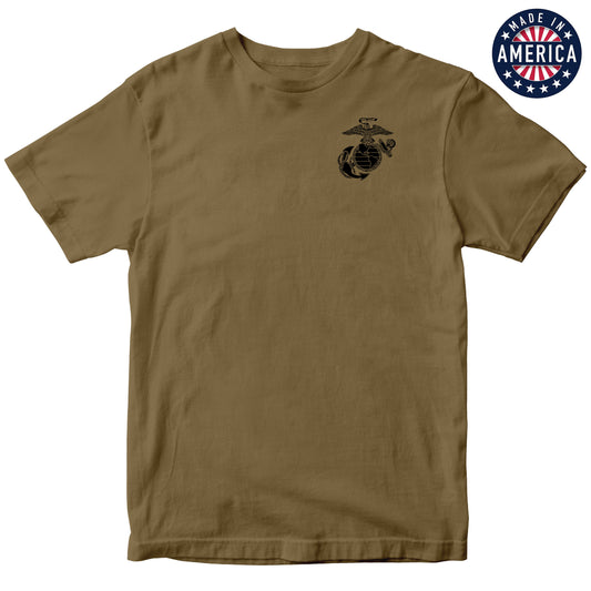 USA EGA Chest Seal Coyote Tee