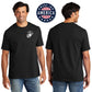 USA EGA Chest Seal Black Tee