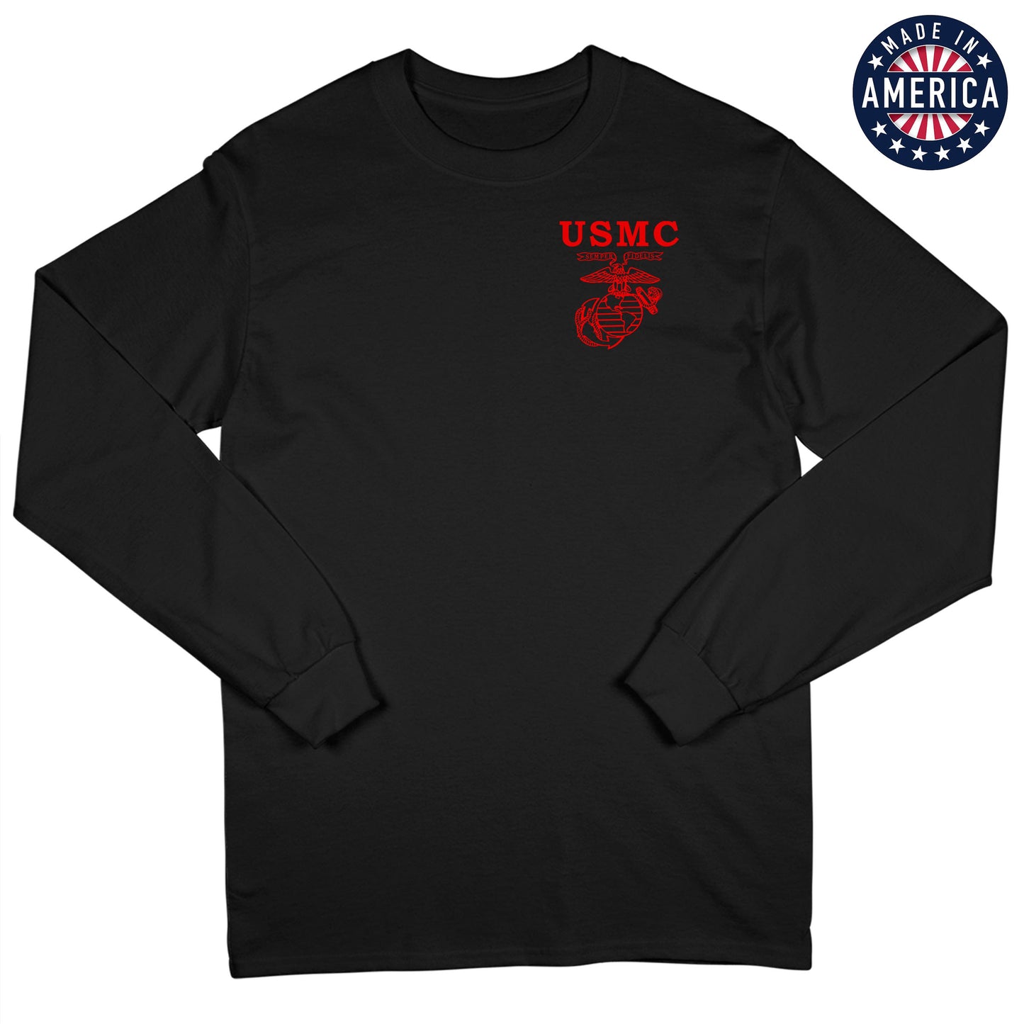 USA Nightfire EGA Black Long Sleeve Tee