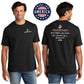 USA Reflection of Will 2-Sided Black Tee