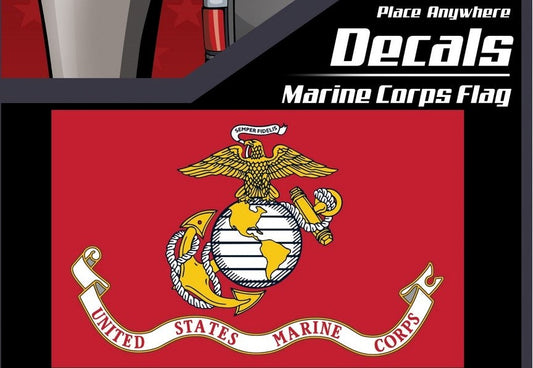 USA U.S. Marine Corps Flag Decal