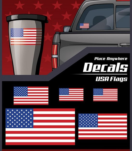 USA American Flag Decals